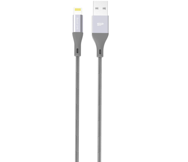 SILICON POWER USB-Lightning Silicon 1m Szary - 1457754 - zdjęcie